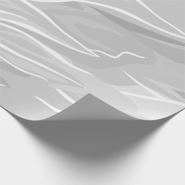 Minimalistischer grauer Marmor Geschenkpapier (Ecke)