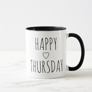 Minimalistischer Guter Energie Dankbarkeit Positiv Tasse