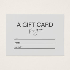 Minimalistischer Gutscheinbetrag in Rosa