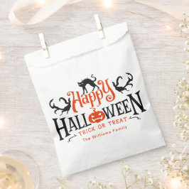 Minimalistischer Halloween-Feiertag Geschenktütchen