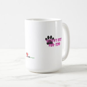 Minimalistischer Halloween-Haustierliebhaber-Kaffe Kaffeetasse