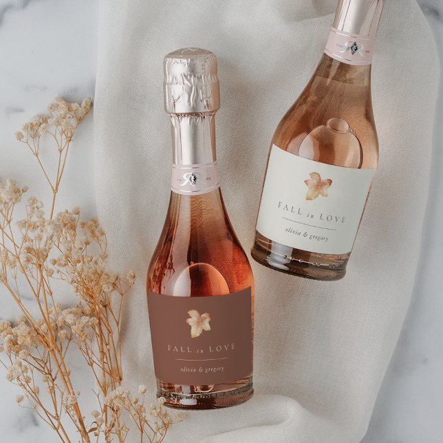 Minimalistischer Herbstleaf "Fall in Liebe" Person (Von Creator hochgeladen)