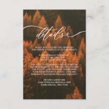 Minimalistischer Herbstwald