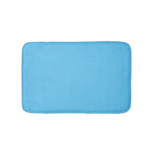 Minimalistischer Himmelblau schlicht Badematte