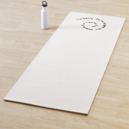 Minimalistischer Hoponopon Yogamatte