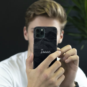 Minimalistischer Individuelle Name für Black Crump Case-Mate iPhone Hülle