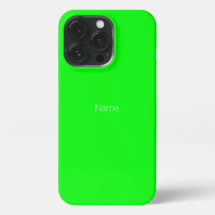 Minimalistischer individuelle Name Monogramm Neong iPhone 13 Pro Hülle