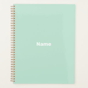 Minimalistischer individuelle Name oder Jahr mit M Planer