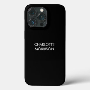 Minimalistischer individuelle Name Text monogramm Case-Mate iPhone Hülle