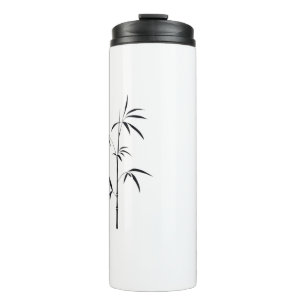 Minimalistischer japanischer Bambus Thermosbecher