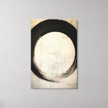 Minimalistischer japanischer Enso-Kreis Wabi-Sabi 