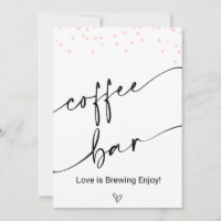 Minimalistischer Kaffee ist das Top-Zeichen des Br