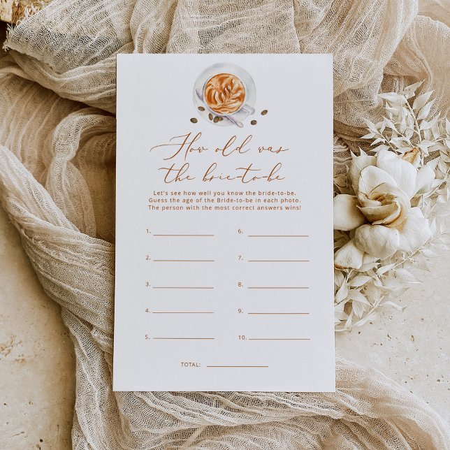 Minimalistischer Kaffee Wie alt war die Braut, um  (Von Creator hochgeladen)