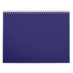 Minimalistischer Kalender Navy Planen mit Ziel