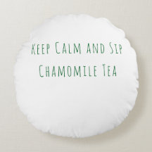 Minimalistischer Keep-Calm-und-Trinke-Kamille-Tee-