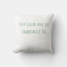 Minimalistischer Keep Calm und trinke Kamillentee-