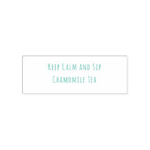Minimalistischer Keep Calm und trinke Kamillentee-