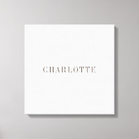 Minimalistischer klassischer Beruflicher Name