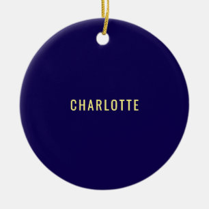 Minimalistischer Klassischer Professioneller Blau Keramik Ornament