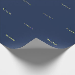 Minimalistischer Klassischer Professioneller Blaue Geschenkpapier