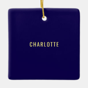Minimalistischer Klassischer Professioneller Blaue Keramikornament