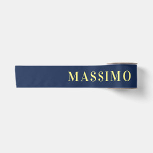 Minimalistischer Klassischer Professioneller Blaue Satinband