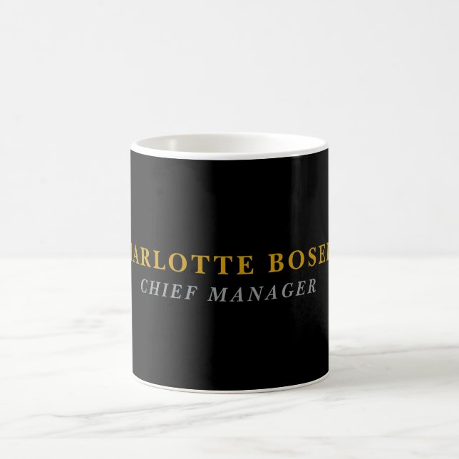 Minimalistischer klassischer professioneller Schwa Kaffeetasse (Mittel)