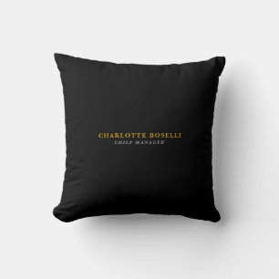 Minimalistischer klassischer professioneller Schwa Kissen