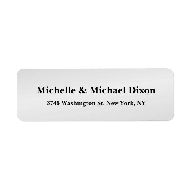 Minimalistischer klassischer Stil Elegant Silver G (Vorne)