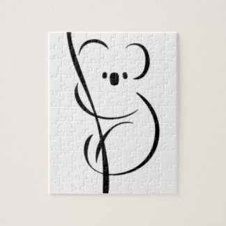 Minimalistischer Koala Puzzle