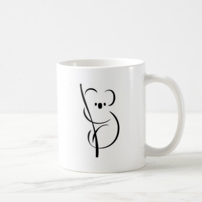 Minimalistischer Koala Tasse (Rechts)