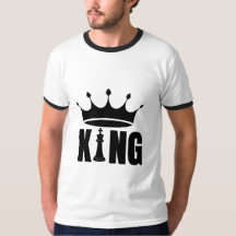 Minimalistischer Königskrone Herren T-Shirt