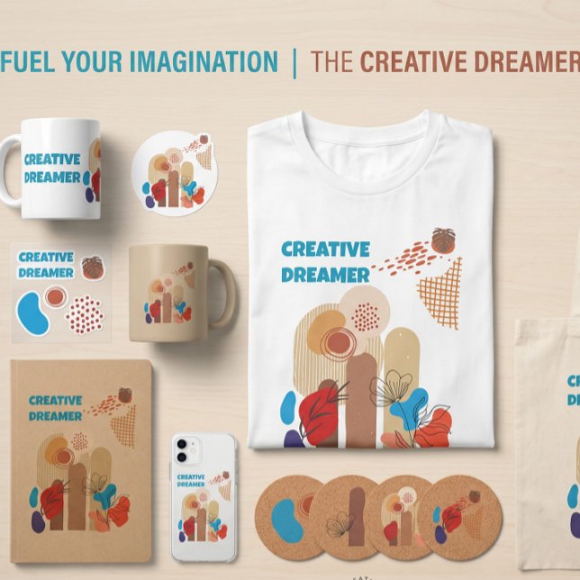 Minimalistischer kreativer Träumer Article555 T-Shirt (Von Creator hochgeladen)
