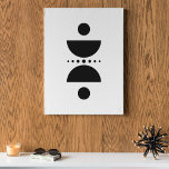 Minimalistischer Kreis Leinwanddruck<br><div class="desc">Dieses geometrische Bild wurde gemacht,  um Ihre Wand mit der Idee zu schmücken,  ein Boot mitten in der Nacht zu segeln,  wenn der Schatten des Bootes und des Mondes im Ozean auftauchen. Probieren Sie es aus und genießen Sie die atemberaubende Landschaft.</div>