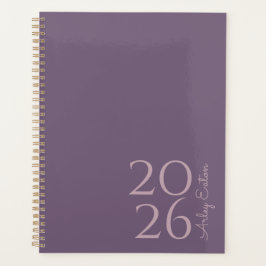 Minimalistischer Lavendel für den persönlichen Mon Planer