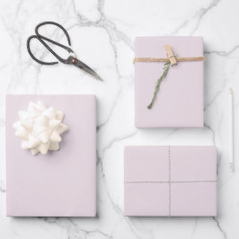Minimalistischer Lavendel schlicht elegant Geschenkpapier Set