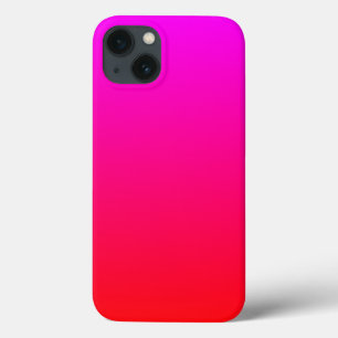 Minimalistischer lebendiger Magenta-Rot-Verlauf Case-Mate iPhone Hülle