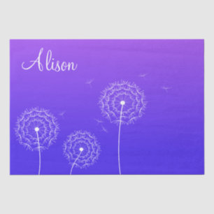 Minimalistischer Lila Lüster Name Niedlich Bläseri Seidenpapier