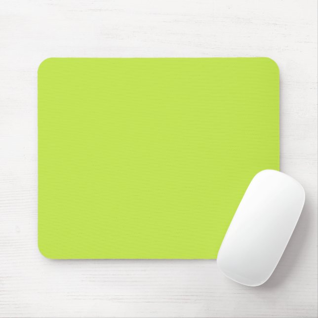 Minimalistischer Limoner Avocado grün schlicht Mousepad (Mit Mouse)