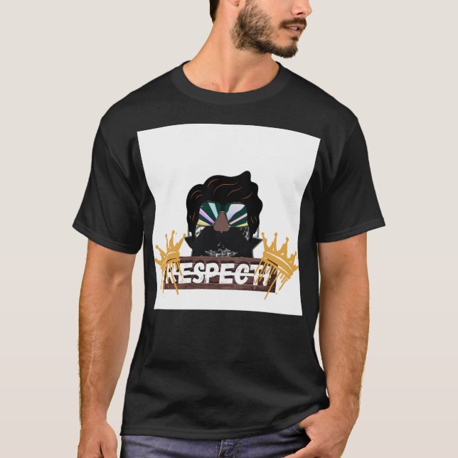 "Minimalistischer Logo-Stil Männer-T - Shirt - Mod (Vorderseite)