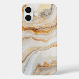Minimalistischer Marmor - Elegantes und zeitloses  iPhone 16 Plus Hülle