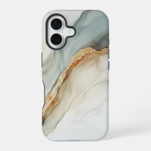 Minimalistischer Marmor - Elegantes und Zeitloses iPhone 16 Hülle
