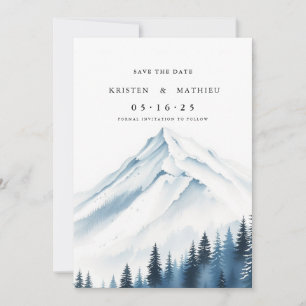 Minimalistischer Maßstab Save The Date