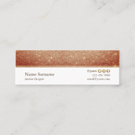 Minimalistischer Mini Visitenkarte