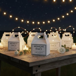 Minimalistischer MitternachtsSnack, kundenspezifis Geschenkschachtel