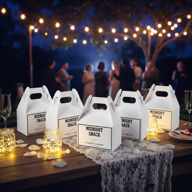 Minimalistischer MitternachtsSnack, kundenspezifis Geschenkschachtel (Von Creator hochgeladen)