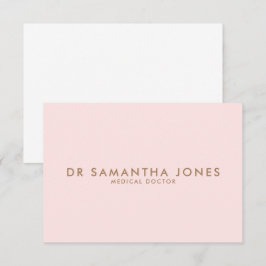 Minimalistischer moderner Arzt Beruflich rosa RSVP Karte