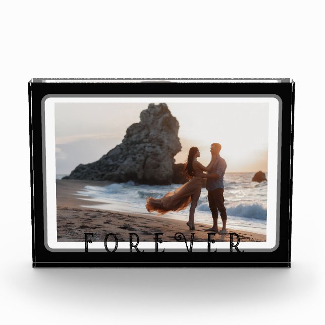 Minimalistischer, moderner Foto für Hochzeiten (Vorderseite)