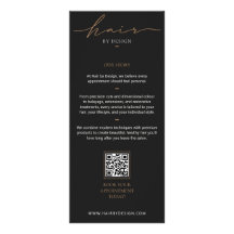 Minimalistischer moderner Friseur eleganter Friseu