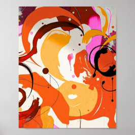 Minimalistischer moderner geometrischer Kunstposte Poster